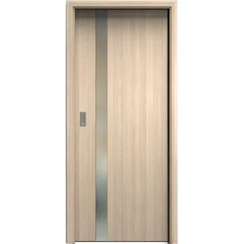 Interiérové dveře SAPELI HARMONIE KOMFORT M83 - CPL LAMINÁT - POSUVNÉ DVEŘE VČ. ZÁRUBNĚ - jasan Průchozí šířka (cm): 80, Průchozí výška (cm): 197, Typ skla: Satináto bílé