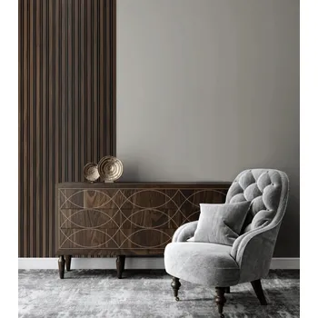 Obklad Lamelio Lamelový dekorační profil MILO / Ořech Tmavý 2,7 m