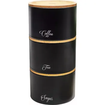 Dóza na potraviny Sada dóz KLAUSBERG KB-7506 3 ks černé