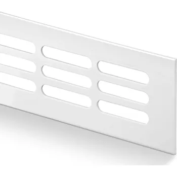 Větrací mřížka Interex design Větrací mřížka HUGO / Bílá lakovaná 500 mm 80 mm