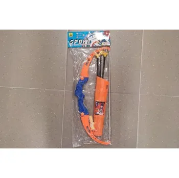 Sada obsahuje plastový luk a plastový toulec se 3 šípy s přísavkou. Rozměr balení cca 61 x 22,5 x 5 cm. Věk 6+ Luk sada