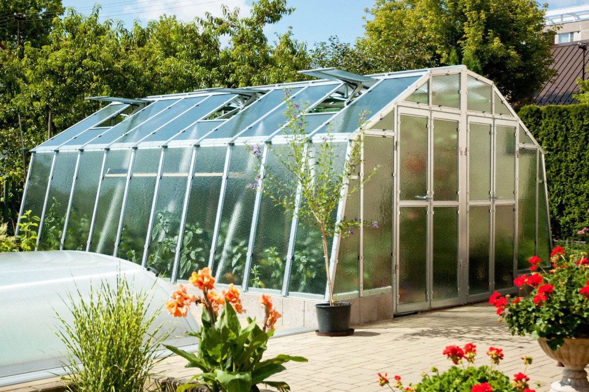 Skleník Limes 4x3m | Variant M 3 | skleněný