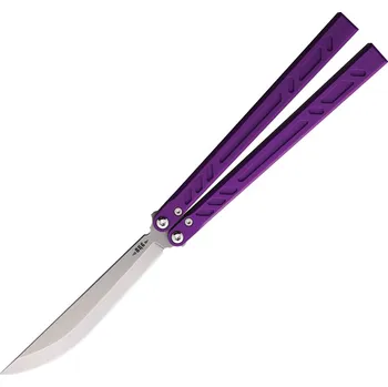 kapesní nůž Bladerunners Systems BladeRunner Systems Channel Balisong Purple