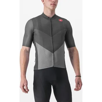 cyklistický dres Castelli - pánský dres Endurance Pro 2, dark gray Velikost: M