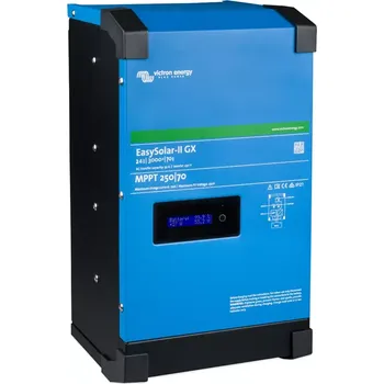 solární měnič Hybridní solární jednotka EasySolar-II 24/3000/70-32 MPPT 250/70 GX (Komplexní řešení pro ostrovní nebo hybridní solární systém. K jednotce připojíme solární panely, baterii, spotřebiče, elektrocentrálu nebo rozvodnou síť a máme profesionální 1f)