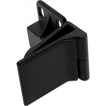 pant Interex design Středový závěs pro skleněné dveře UNION bez vrtání / černý matný Pravá