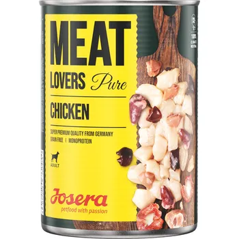 Krmivo pro psa 6x400g Josera Meatlovers Pure - kuřecí