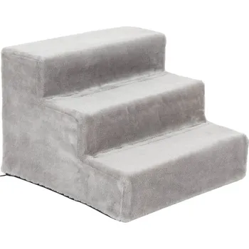 Schody a rampa pro psa Schody pro domácí mazlíčky Stepway 40 x 40 x 30 cm šedé