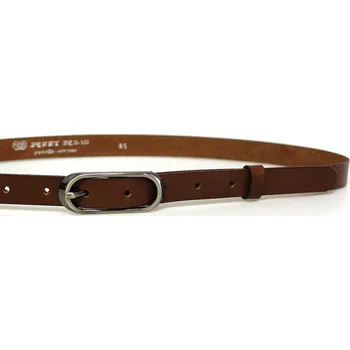 Opasek PENNY BELTS Kožený opasek 20-175-48 hnědý - 105 cm