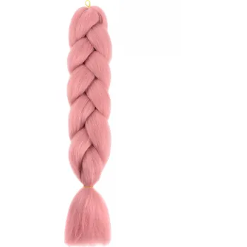 Příčesek Kanekalon - barevné copy - staro růžové - A17