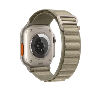 Příslušenství k chytrým hodinkám Alpský tah nylonový provlékací řemínek pro Apple Watch 38/40/41/42mm Barva: Khaki