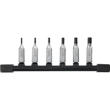 Příslušenství k nářadí MILWAUKEE Sada metrických bitů Imbus s uchycením čtverec 1/4", 6ks