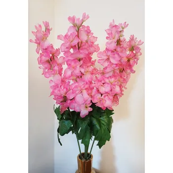 umělá květina Ostrožka větvička růžová