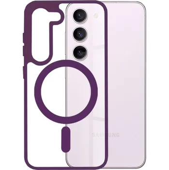 Pouzdro na mobilní telefon Kryt Samsung Galaxy S24, Techsuit - MagSafe Pro, fialový