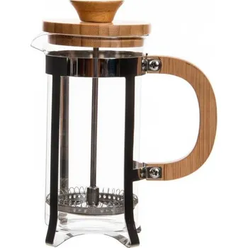 French press Ruční kávovar French press 350 ml nerez/bambus