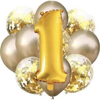 Party dekorace Narozeninová sada balonů s číslem 1