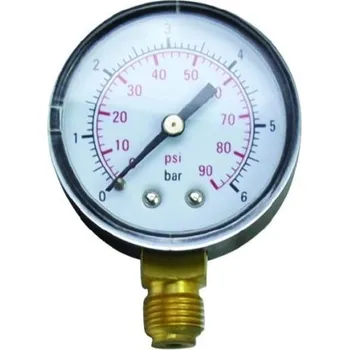 Jezírková filtrace Manometr pro měření tlaku