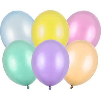 PartyDeco Balonky latex mix barev 23 cm perleťové, 100 ks
