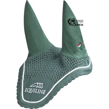 Čabraka pro koně Náušníky Equiline -OUTLINE- - Černá/006 - Full