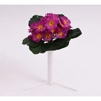 umělá květina Primulka 23 cm fialová
