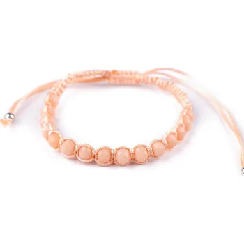 Náramek Náramek shamballa s broušenými korálky