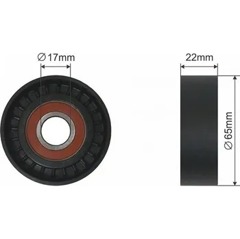 Rozvod motoru NAPÍNACÍ KLADKA VÍCEDRÁŽKOVÉHO ŘEMENE MERCEDES A (W169), B SPORTS TOURER (W245) 1.5-2.0CNG 09.04-06.12 500063 NTY