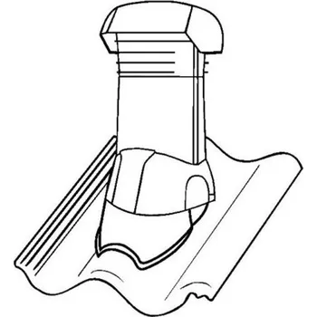 Bramac MAX komplet odvětrání 125 PVC DuroVent / červenohnědá