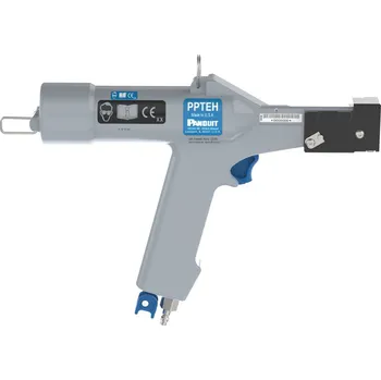 elektrický kabel PPTEH Utahovací pneumatické kleště na vázací plastové pásky Panduit, kovové odolné provedení