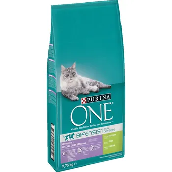 Purina One Cat Adult Sensitive Turkey/Rice, 9,75 kg