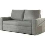 Světle šedá 2místná pohovka WAVE, rozkládací