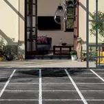 Keramická dlažba Rako Piazzetta 2 cm - černá - 60 x 60 cm