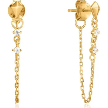 Náušnice Dámské náušnice Ania Haie E025-02G Mincovní stříbro Zlatá (4 cm)