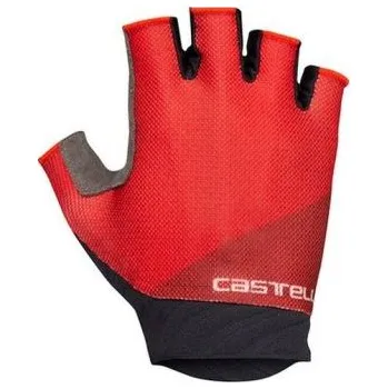 Cyklistické rukavice Castelli Roubaix Gel 2 Wmn SF red - L