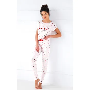 Dámské pyžamo Sensis pyžamo dámské Aura - růžová, L (Valentýnské pyžamo dámské)