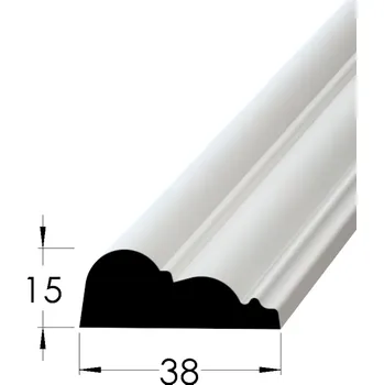 Stropní lišta Krycí profilová lišta - KM 3815 /200