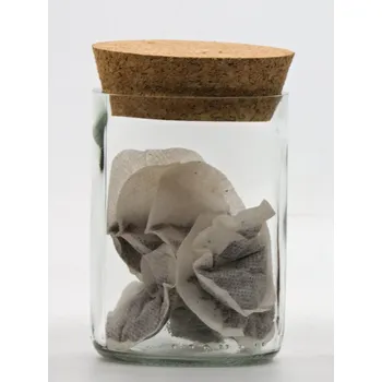 Dóza na potraviny Eko uzavíratelná dóza (z lahve od vína) malá čirá (10 cm, 7,5 cm)