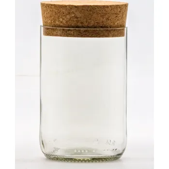 Dóza na potraviny Eko uzavíratelná dóza (z lahve od piva) střední čirá (10 cm, 6,5 cm)