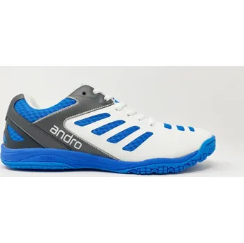 Pánská sálová obuv Boty andro Cross Step 2 bílá/modrá 46