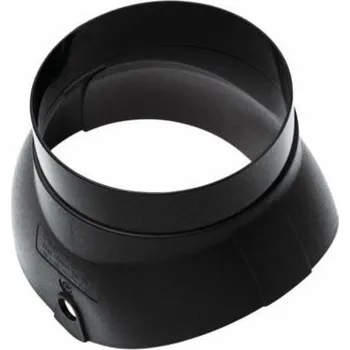 Bramac PVC nástavec odkouření turbokotle AK128 DuroVent / černý