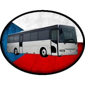 Nášivka nášivka s autobusem IVECO Ovál