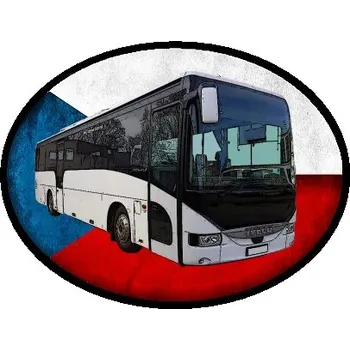 Nášivka nášivka IVECO ARWAY Ovál (nášivka s autobusem)