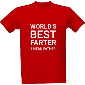 Pánská móda Tričko s potiskem Triko pro tatu Worlds best farter I mean father pánské