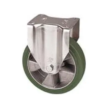 Pojezdové kolečko ZZK 125/FI Pevné kolo se zelenou polyuretanou obručí 0240354
