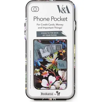 Bookaroo portfel na telefon Kilburn Black Floral