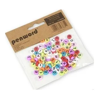 Set školních potřeb Koraliki literki rolorowe 7x7mm 100szt