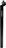 Max1 Sedlovka AL černá, 30,9/400 mm