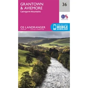 Encyklopedie Grantown, Aviemore & Cairngorm Mountains - Ordnance Survey [EN] (2016, Skládaná mapa, Ordnance Survey)