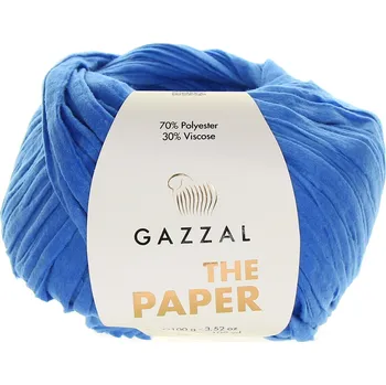 Příze Gazzal The Paper 3966 modrá
