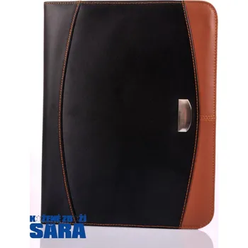 Aktovka na dokumenty Koženkové desky 29074 černé