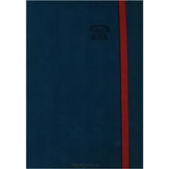 Set školních potřeb Skorowidz książkowy A5 niebieski z gumką